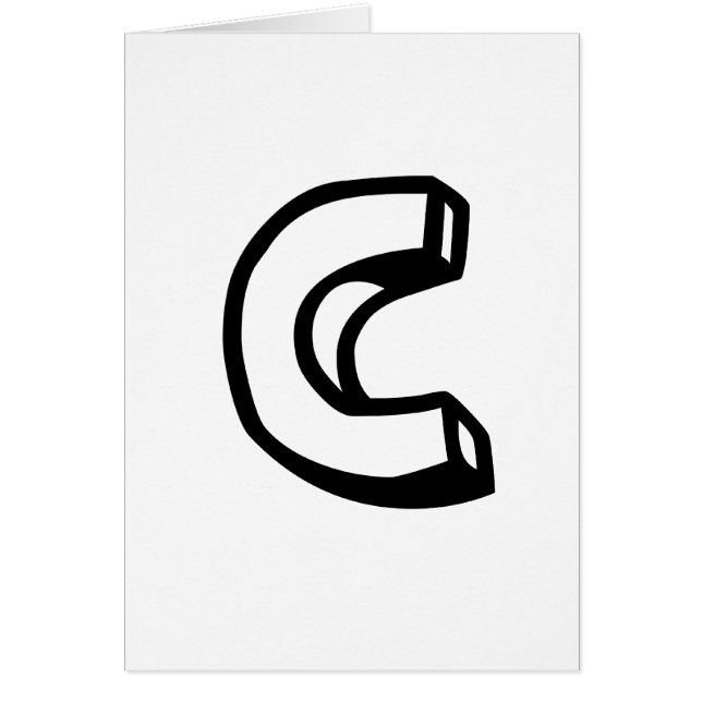 Lettre C (Devant)