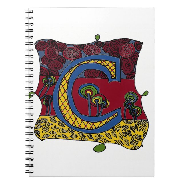 Lettre C Carnet (Devant)