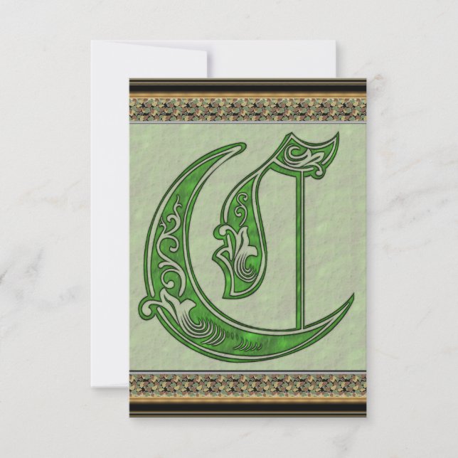 Lettre C Invitation (Devant)