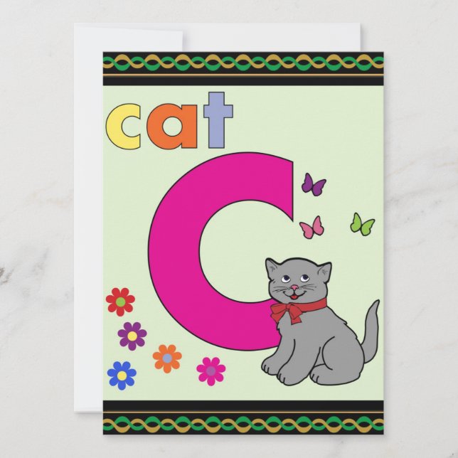 Lettre cat C (Devant)