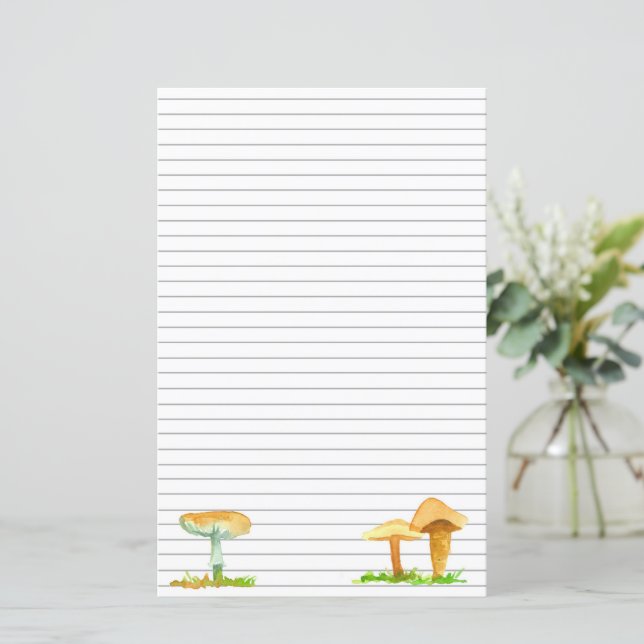 LETTRE Champignons de champignons Écriture Mycolog (Debout devant)