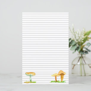 LETTRE Champignons de champignons Écriture Mycolog