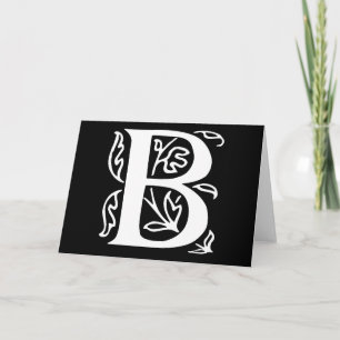 Lettre chic B