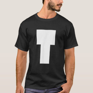 Lettre cool T pour T-shirt Costume Theodore