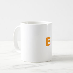 Lettre customisée E mug