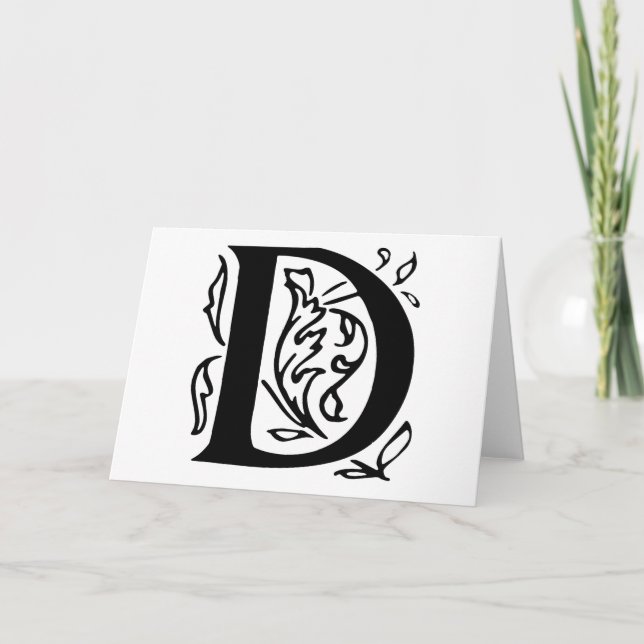 Lettre D (Devant)