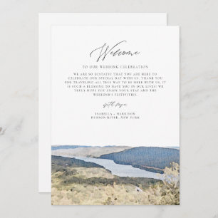 LETTRE D'ACCUEIL HUDSON RIVER Carte Mariage Timeli