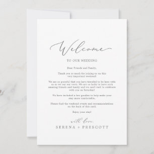 Lettre d'accueil Mariage en argent délicate & Itin