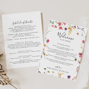 LETTRE D'ACCUEIL Mariage sauvage couleur classique