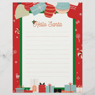Lettre d'accueil personnalisée à Père Noël
