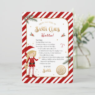 Lettre d'accueil pour les elfes