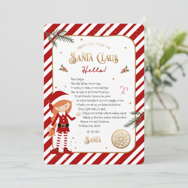 Lettre d'accueil pour les elfes (Debout devant)