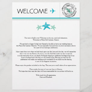 Lettre d'accueil pour Playa del Carmen Mexique