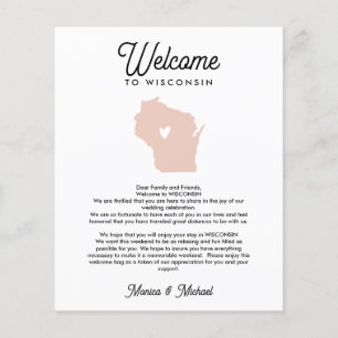 LETTRE D'ACCUEIL WISCONSIN Itinéraire TOUTE COULEU