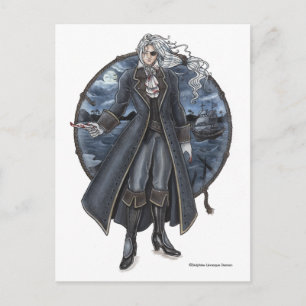 Lettre d'Armond Pirate gothique Carte postale