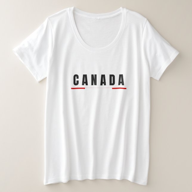 Lettre d'art canadienne moderne simple Souvenir (Design devant)