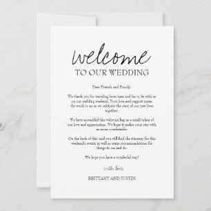 Lettre de bienvenue et Itinéraire Mariage breton