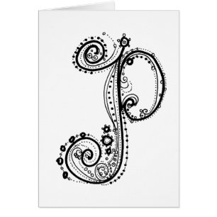 Lettre de fantaisie P d'Alphabet™