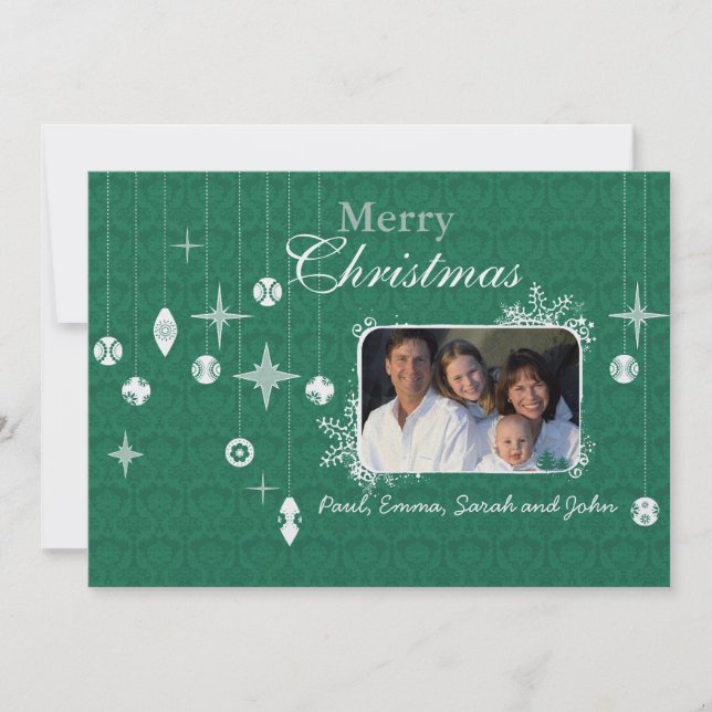 Lettre de Noël sur le dos Chandelier carte de Noël (Devant)