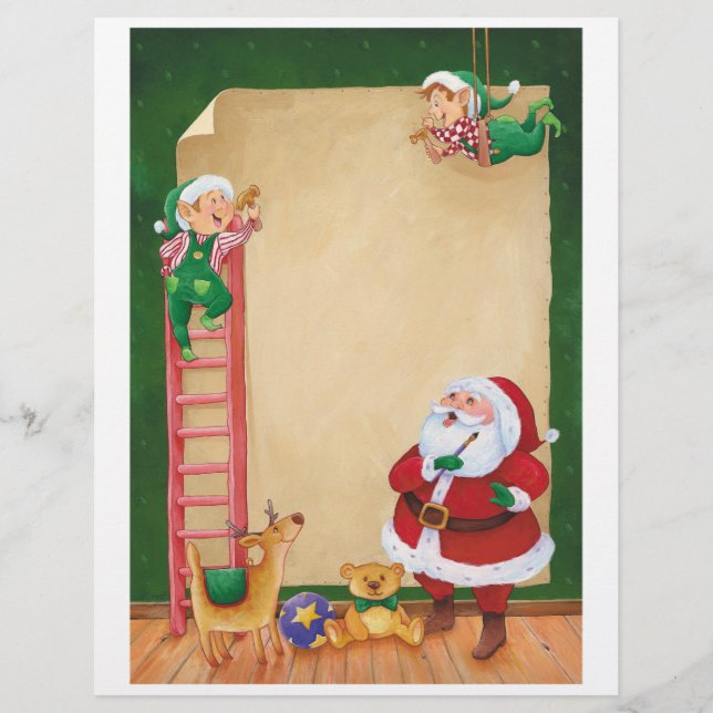 Lettre De Père Noël : Elfes D'Aide (Devant)