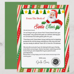Lettre de Père Noël Northpole Mail