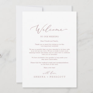 Lettre d'or Rose et itéraire de bienvenue