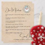 Lettre du bureau de Père Noël personnalisée<br><div class="desc">Lettre officielle de Père Noël. Lettre personnalisée à thème signée de Père Noël .. contrairement à beaucoup d'autres lettres vous pouvez ajouter votre seul message .. vous avez la "Lettre Père Noël" complète à écrire sur .. simplement remplir en utilisant notre option de modèle facile et vérifier votre orthographe, mise...</div>