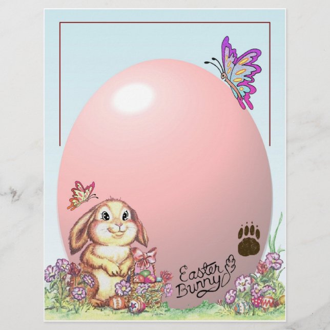 Lettre Du Lapin De Pâques (Devant)