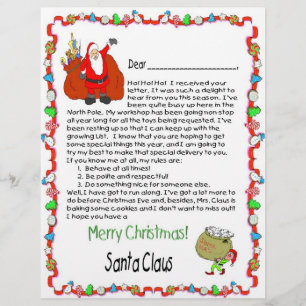 Lettre du Père Noël
