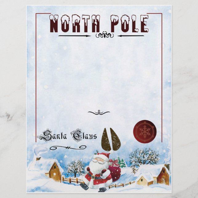 Lettre du Père Noël (Devant)