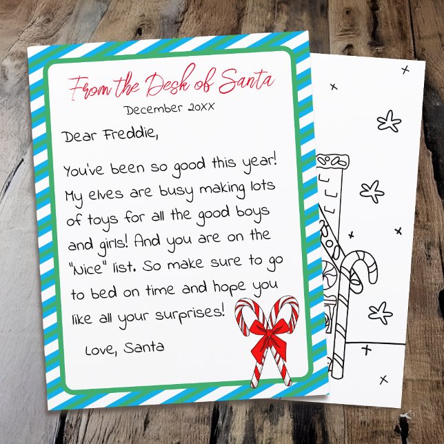 Lettre du Père Noël Clause Noël de l'enfant (Créateur téléchargé)