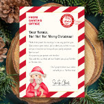 Lettre Du Père Noël Du Bureau Du Pôle Nord<br><div class="desc">Apportez l'enchantement du pôle Nord directement à votre porte avec nos lettres personnalisées du bureau de Père Noël ! Faites plaisir aux enfants avec un message sincère et customisé de l'homme joyeux lui-même. Chaque lettre est soigneusement conçue, avec des dessins fantaisistes et le sceau officiel Père Noël, assurant une touche...</div>