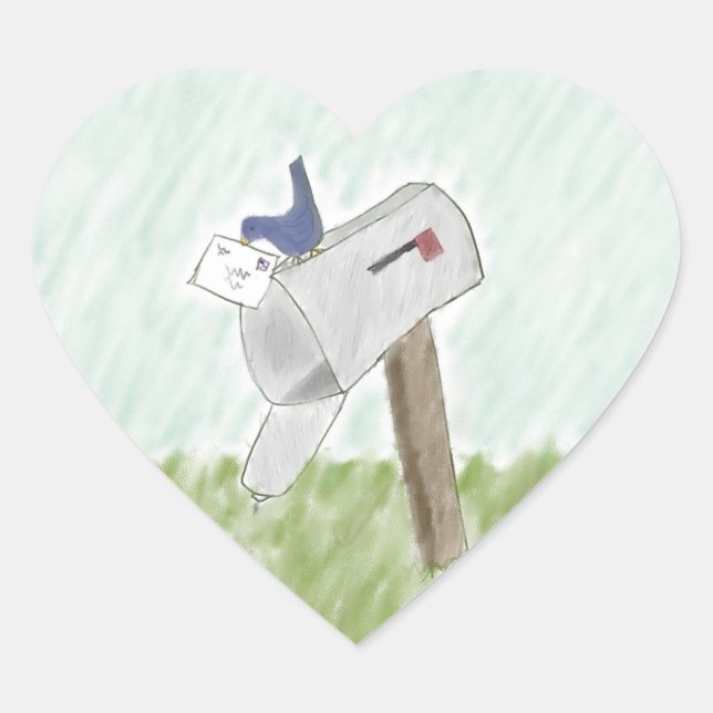 Lettre d'un Stickers Bluebird (Devant)