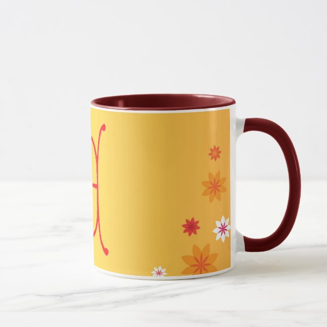 Lettre E Mug (Droite)