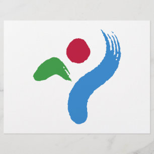 Lettre En-tête avec Drapeau de Séoul, Corée du Sud
