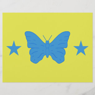 Lettre En-tête avec le drapeau de Bady Bassitt, Brésil