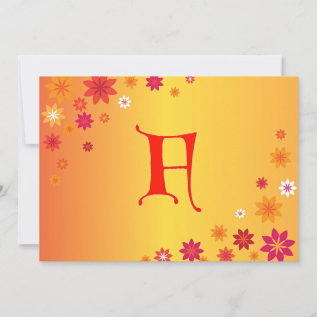 Lettre F Invitation (Devant)