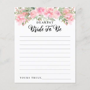 LETTRE Florale Rose Brousse Mariée Pour Être Fête