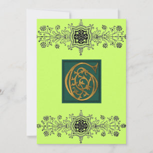 Lettre G Invitation