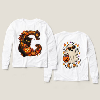 Lettre Halloween gothique C – Citrouille effrayant