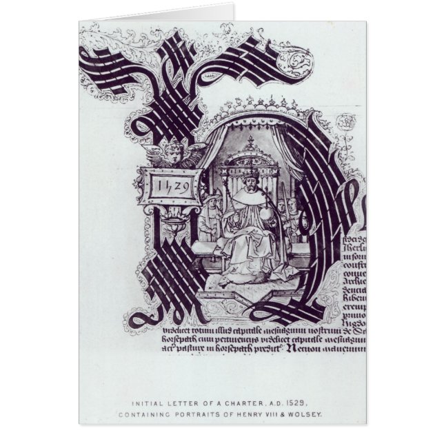 Lettre initiale d'une charte (Devant)