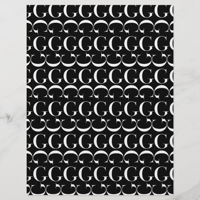 Lettre initiale G (Devant)