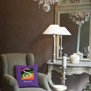 LETTRE INITIALE LAIDEAU LAIT Oreiller