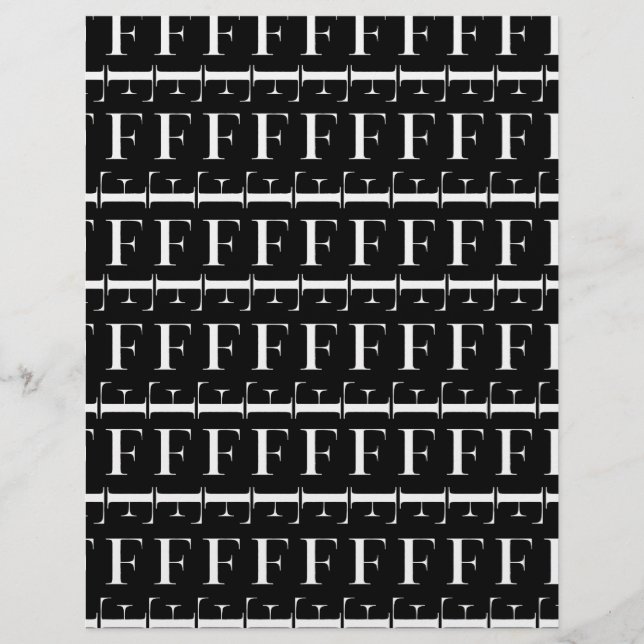 LETTRE INITIALE MONÂTRE F (Devant)