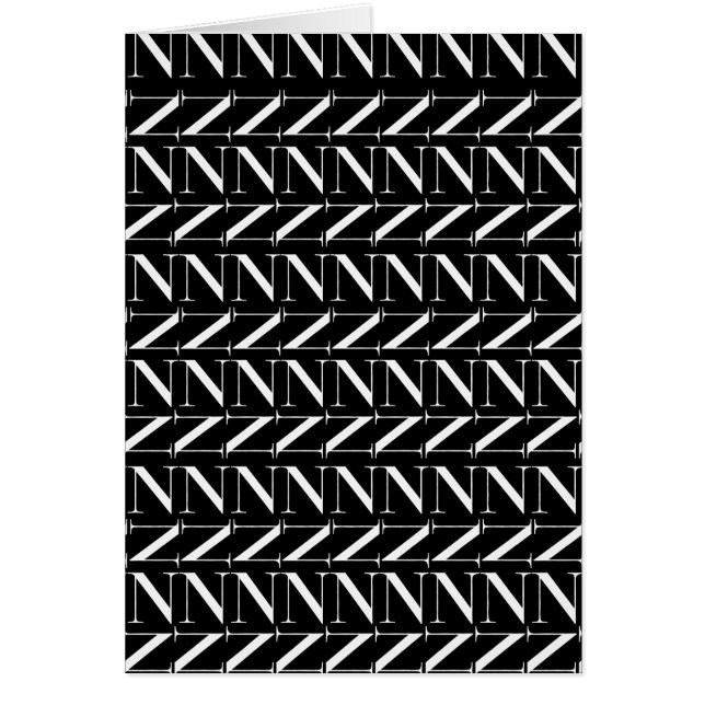 Lettre initiale monogramme N (Devant)