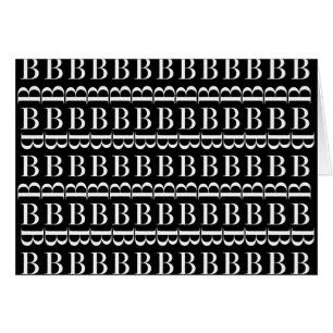 LETTRE INITIALE MONOGRAPHIQUE B