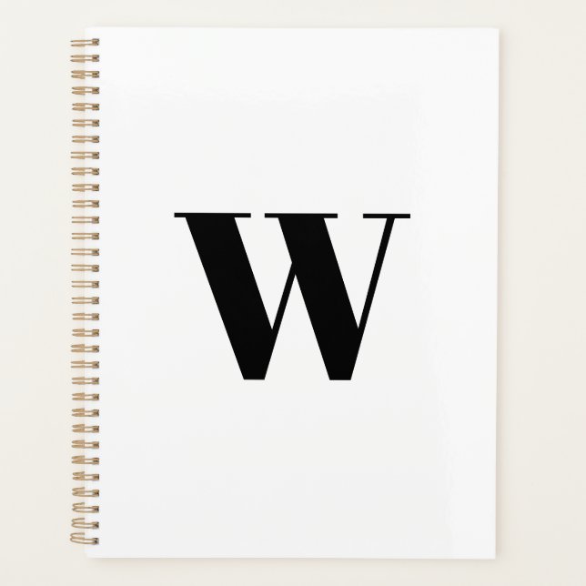 Lettre initiale monographique blanche (Devant)
