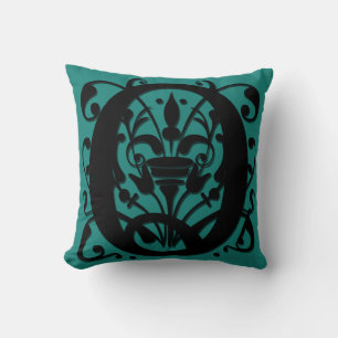 Lettre initiale O Monogramme - Coussin
