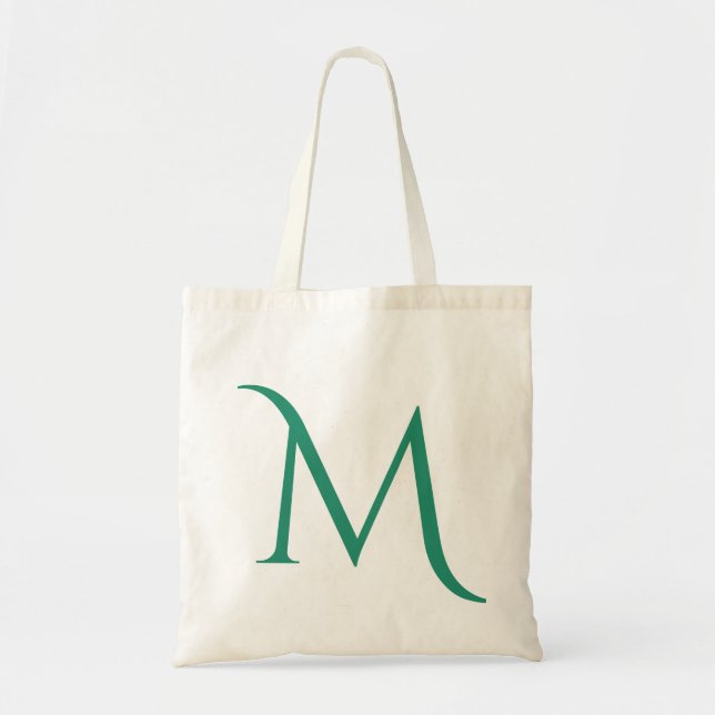 Lettre initiale personnalisée Monogramme Nom Sac f (Devant)