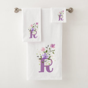 Lettre initiale R Plus Design Floral Ensemble de s